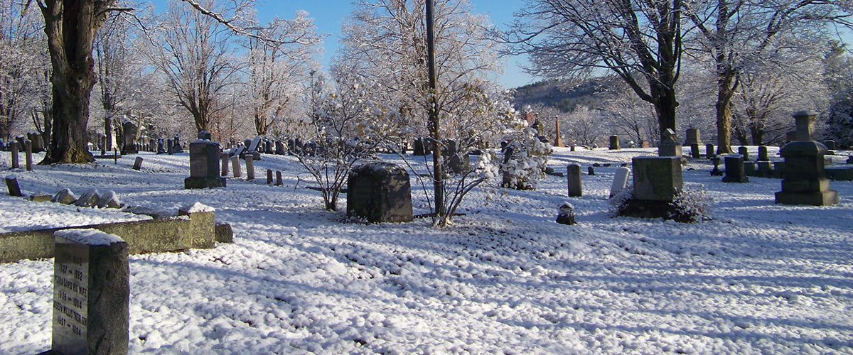 Cemetery in Winter