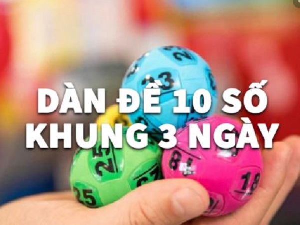Dàn Đề 10 Số Khung 3 Ngày Tại Sunwin