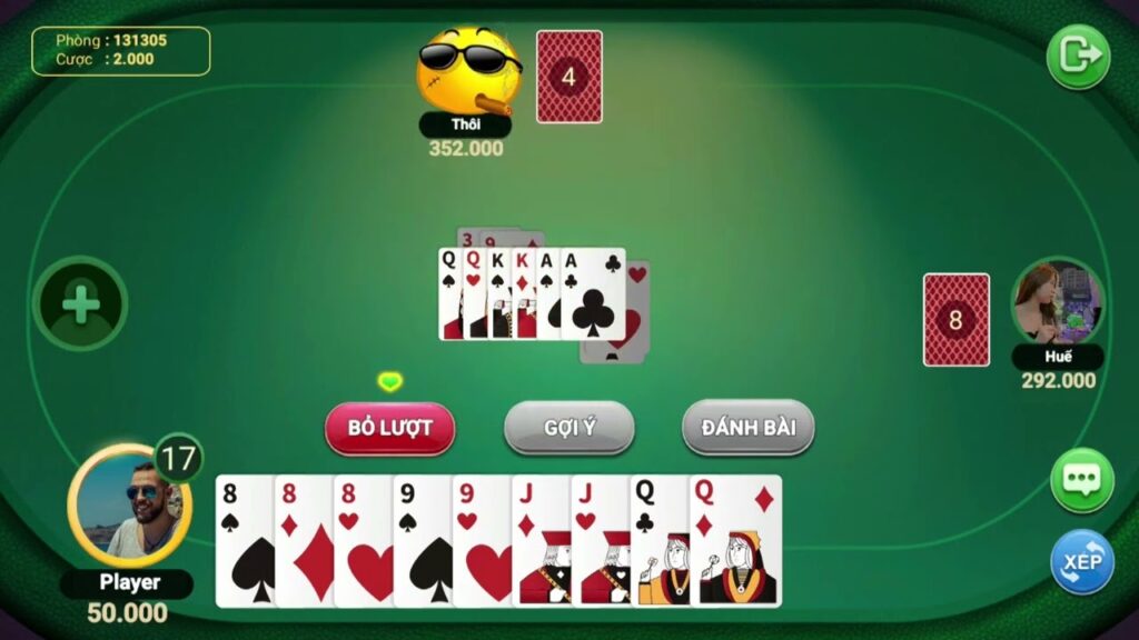 Chiến thuật giữ heo đến cuối ván về nhất trong Tiến Lên Sunwin